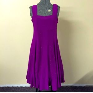 Vibrant Purple Sparkle Dress 8
